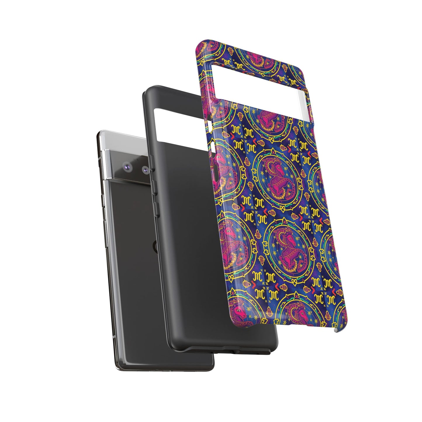 Tough Cases, Capricorn, Zodiac, Metal Pattern