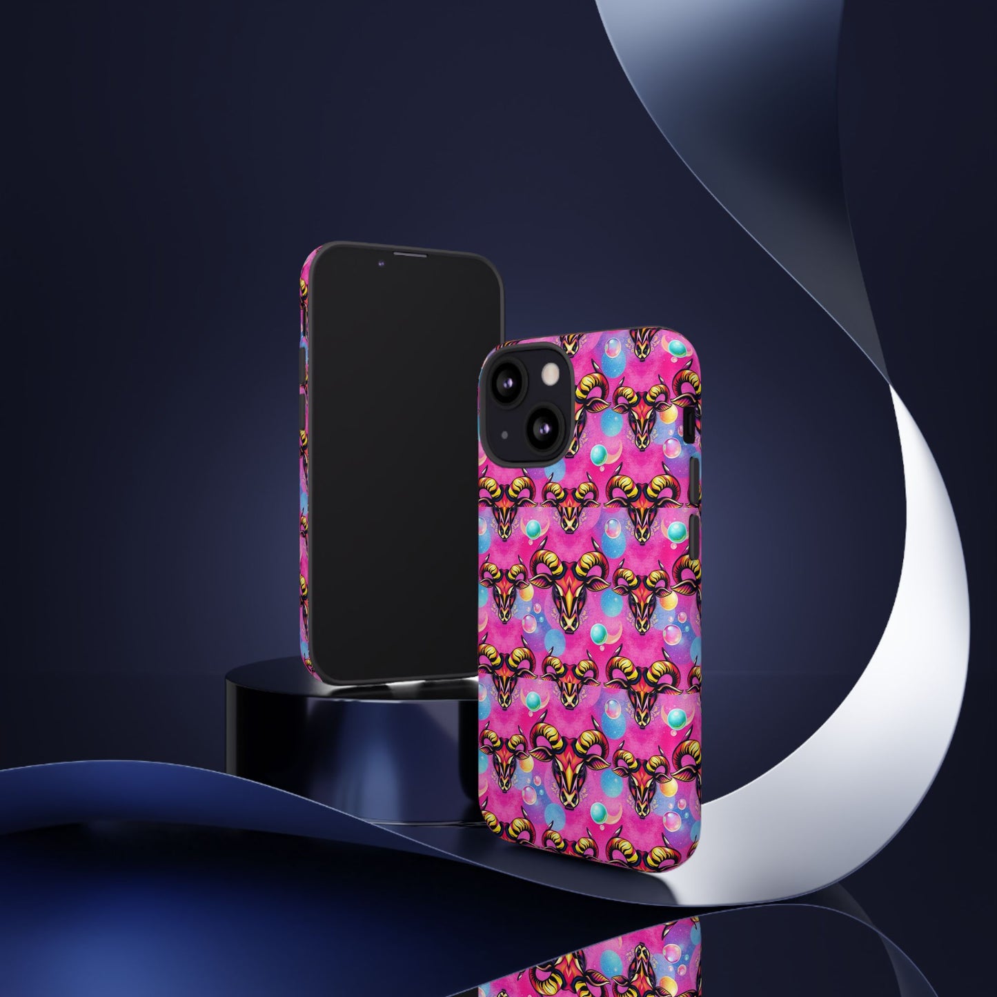 Tough Cases, Taurus, Zodiac, Bubble Pattern