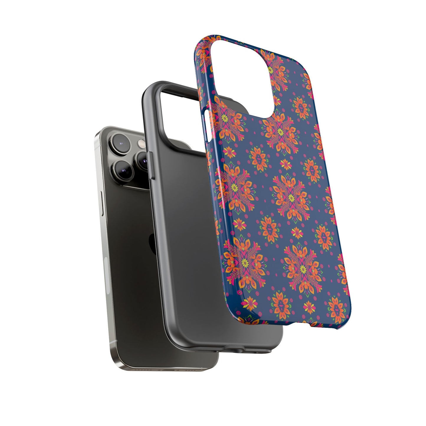 Tough Cases, Gemini, Zodiac v2, Flower Pattern