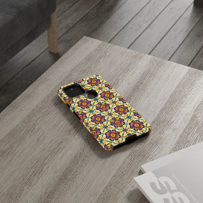 Tough Cases, Taurus, Zodiac v1, Flower Pattern