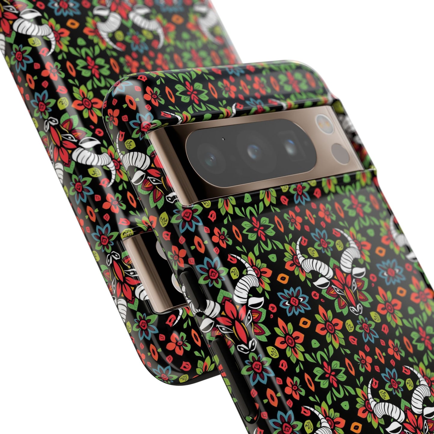 Tough Cases, Taurus, Zodiac v2, Flower Pattern