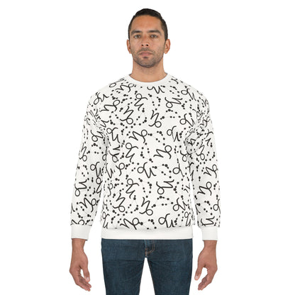 Zodiac AOP Unisex Sweatshirt Capricorn Zodiac Sign