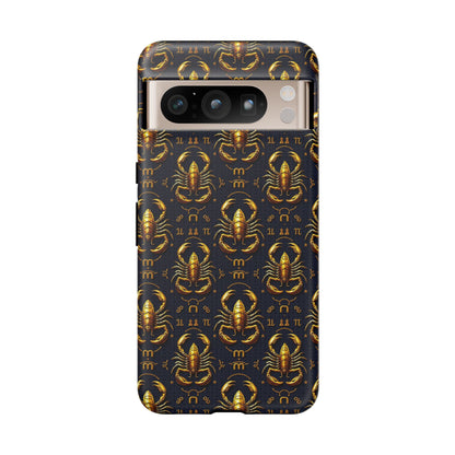 Tough Cases, Scorpio, Zodiac, Metal Pattern