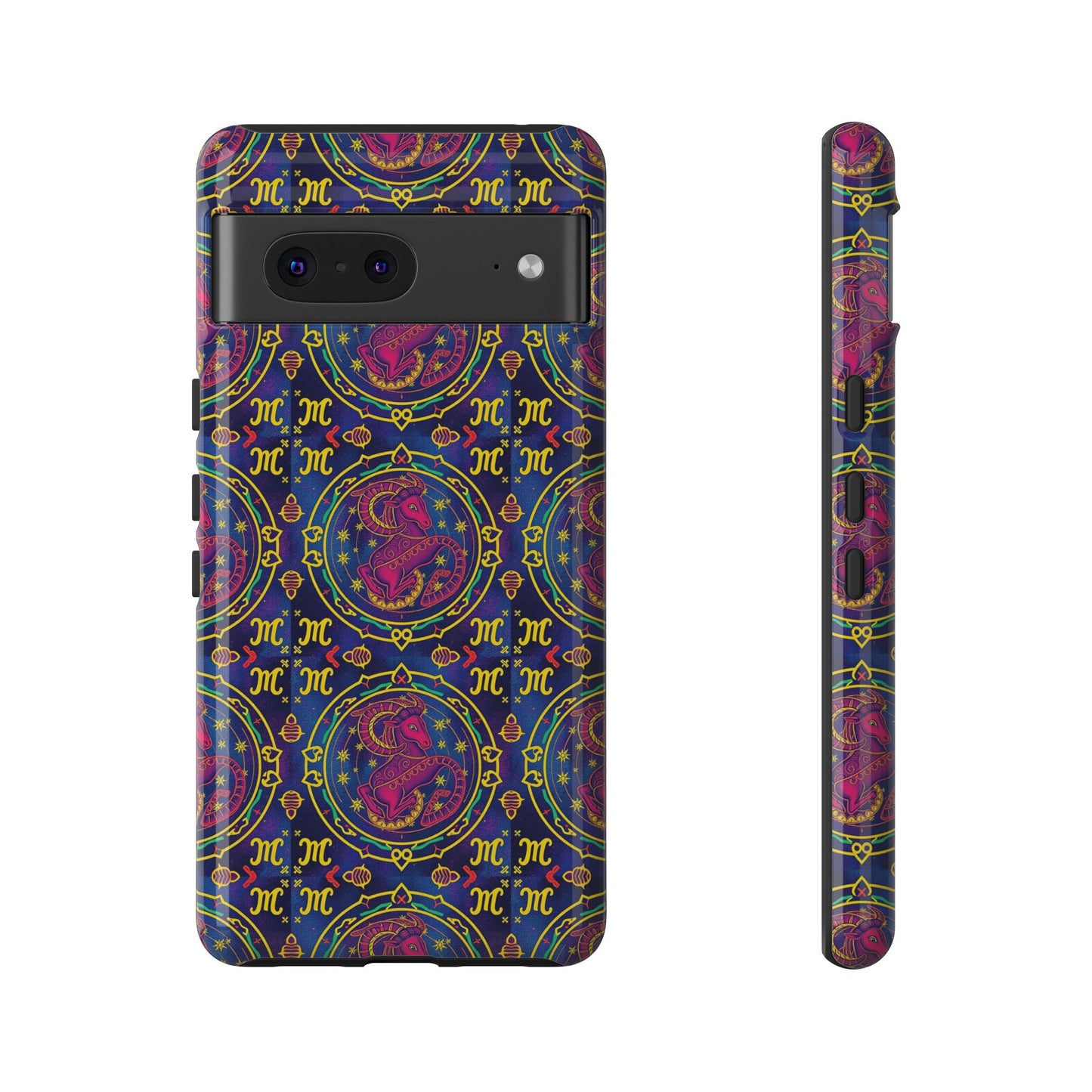 Tough Cases, Capricorn, Zodiac, Metal Pattern