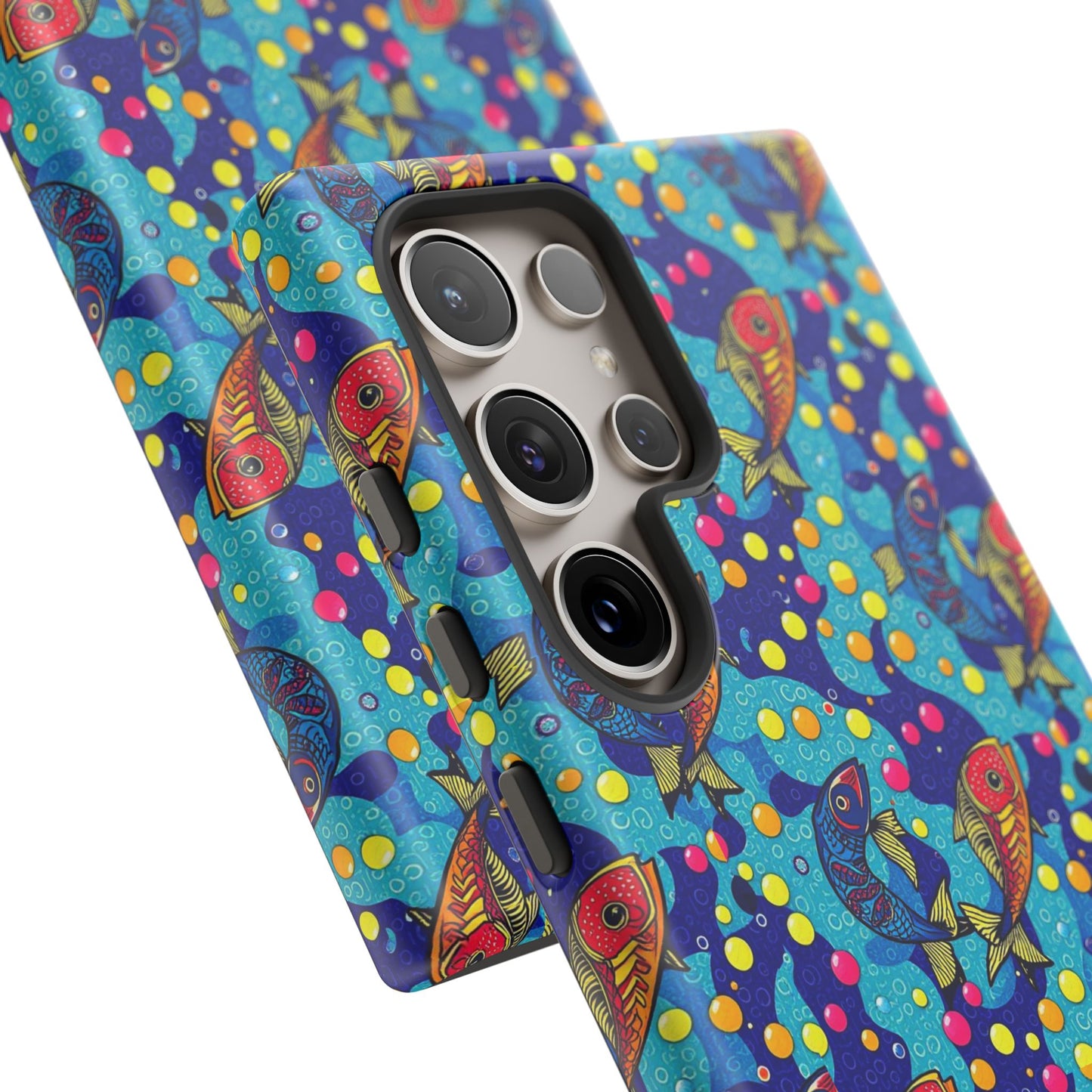 Tough Cases, Pisces, Zodiac v2, Bubble Pattern