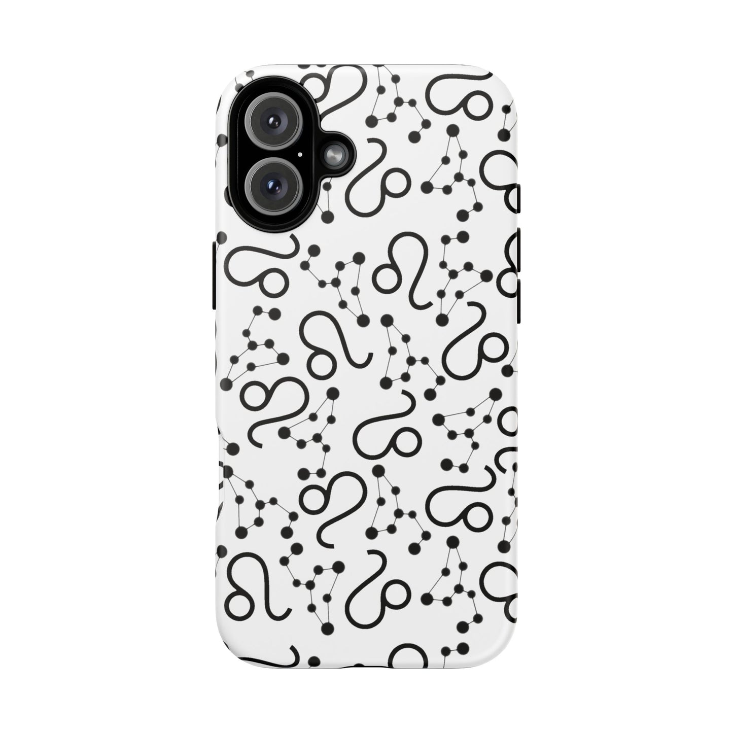 Tough Cases with the Leo Zodiac sign for iPhone, Samsung Galaxy, and Google Pixel devices