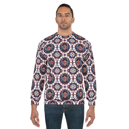 Unisex Sweatshirt (AOP), Scorpio, Zodiac, Jewel Pattern