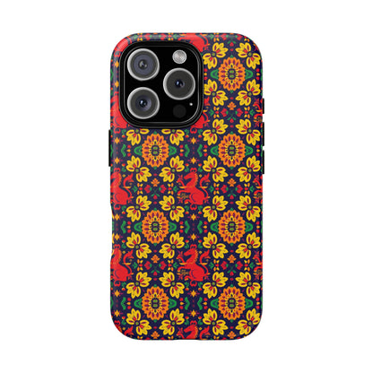 Tough Cases, Virgo, Zodiac v2, Flower Pattern