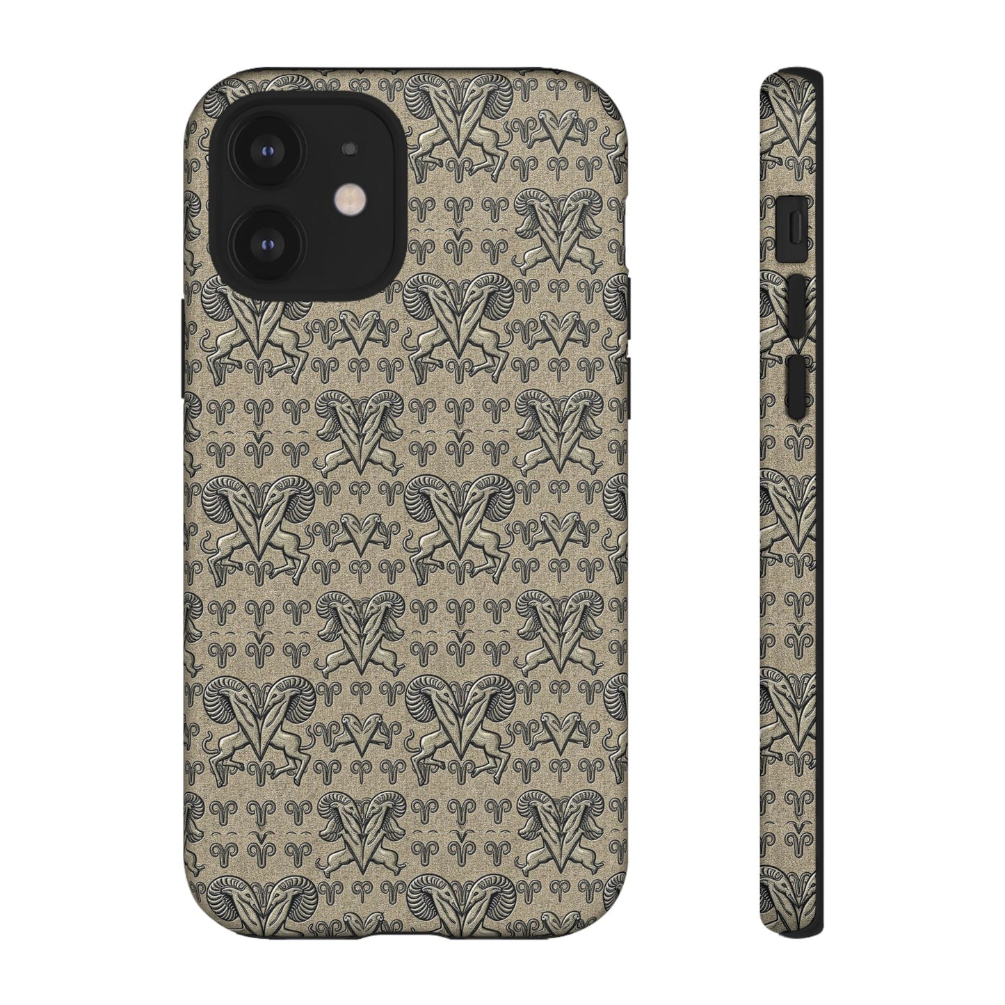 Tough Cases, Aries, Zodiac, Metal Pattern