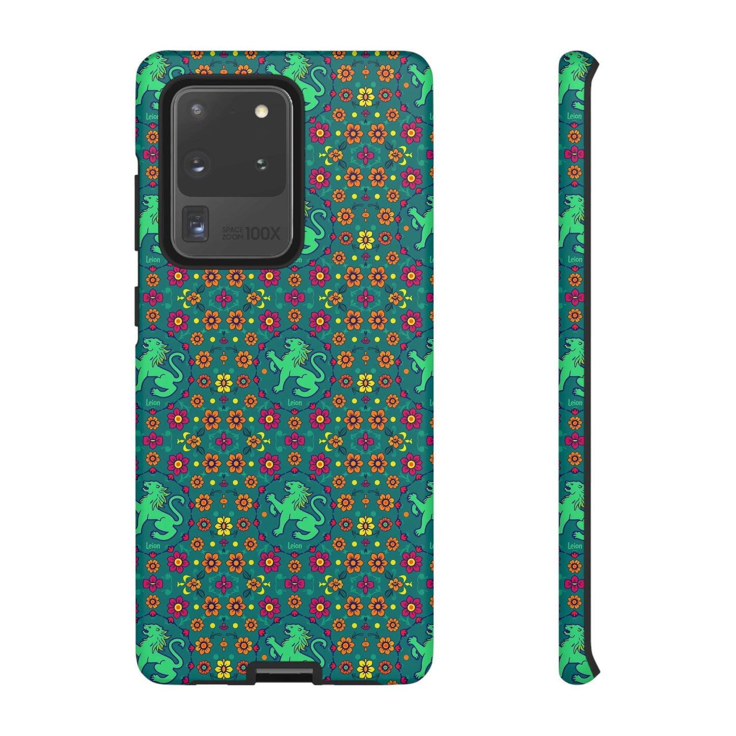 Tough Cases, Leo, Zodiac v3, Flower Pattern
