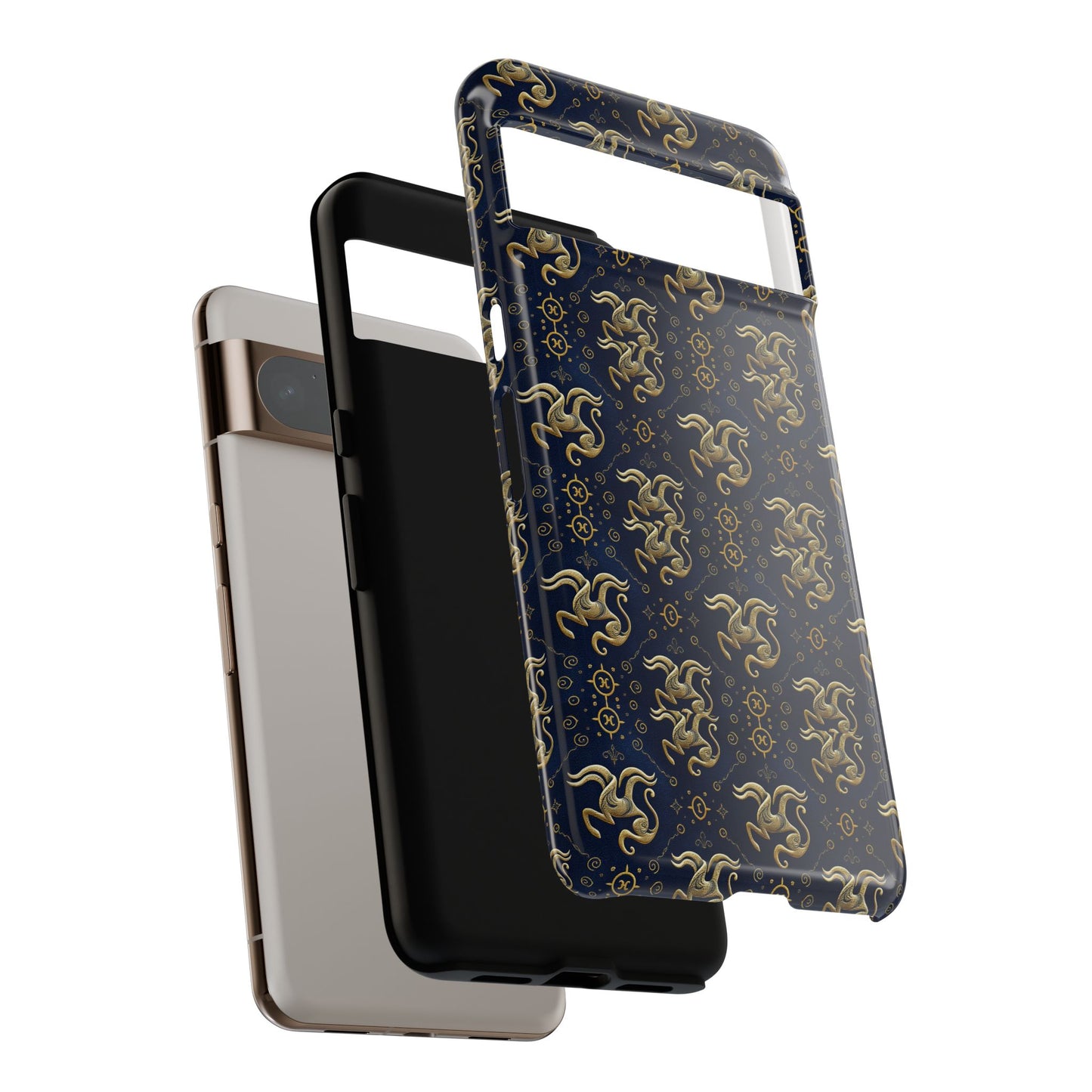 Tough Cases, Aquarius, Zodiac v2, Metal Pattern