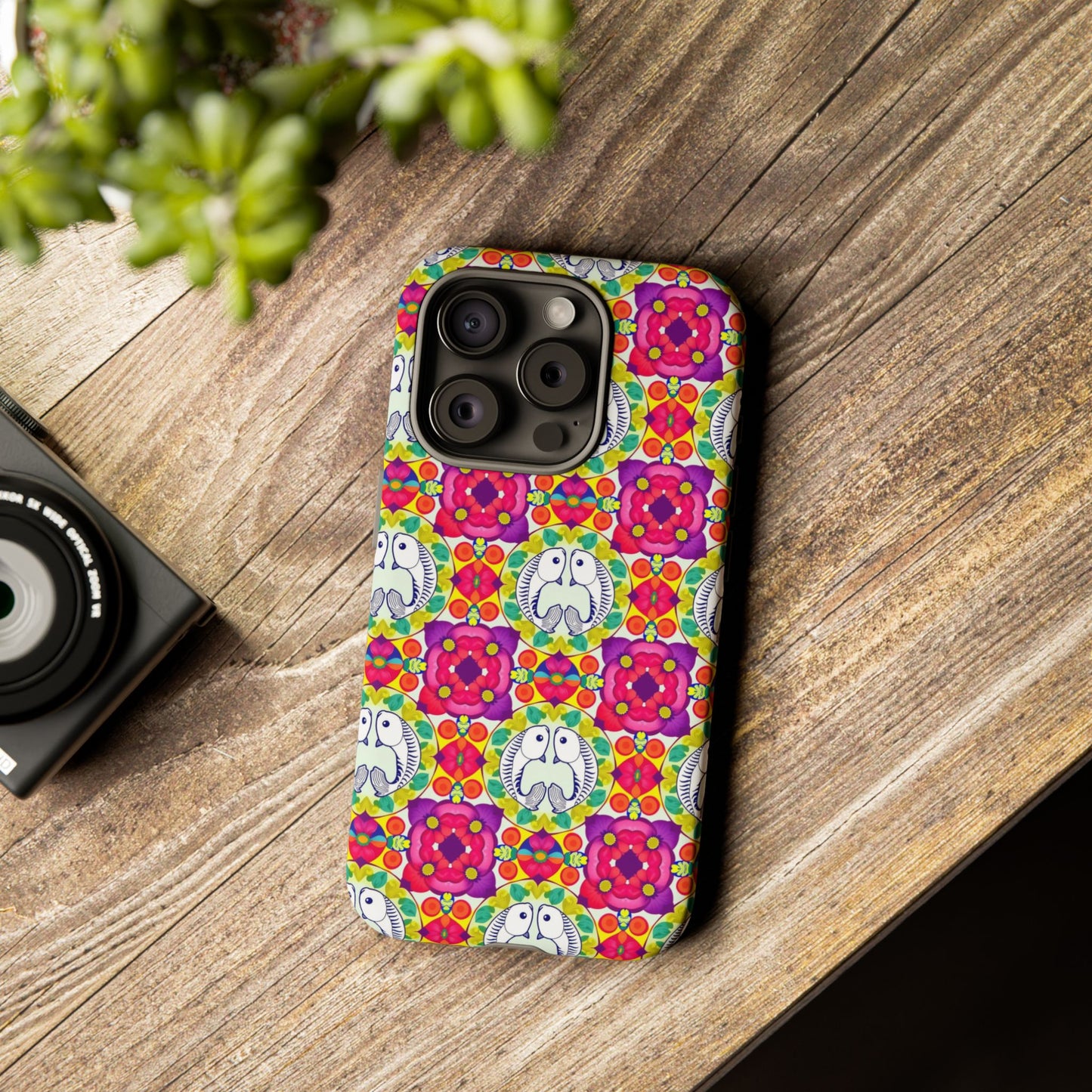 Tough Cases, Pisces, Zodiac v2, Flower Pattern