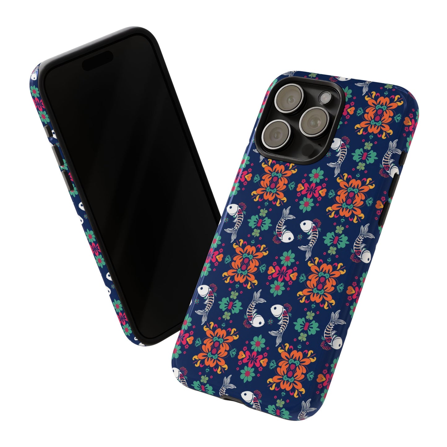 Tough Cases, Pisces, Zodiac, Flower Pattern