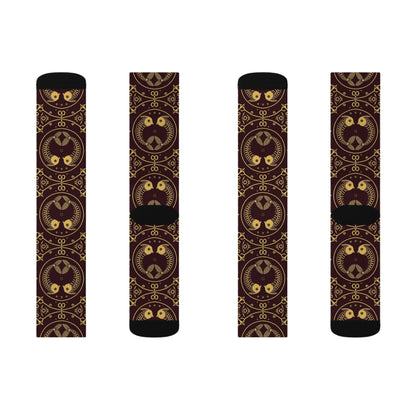 Sublimation Socks, Pisces, Zodiac v1, Pattern