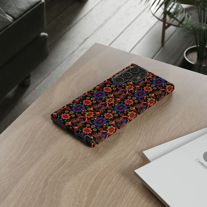 Tough Cases, Scorpio, Zodiac, Flower Pattern