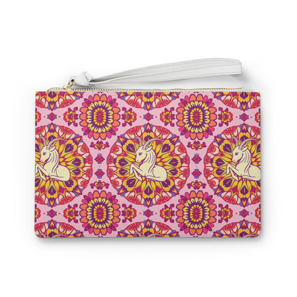 Clutch Bag, Capricorn, Zodiac, Flower Pattern