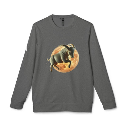 Adidas, Unisex Fleece Crewneck Sweatshirt, Taurus, Planet Animal, Zodiac
