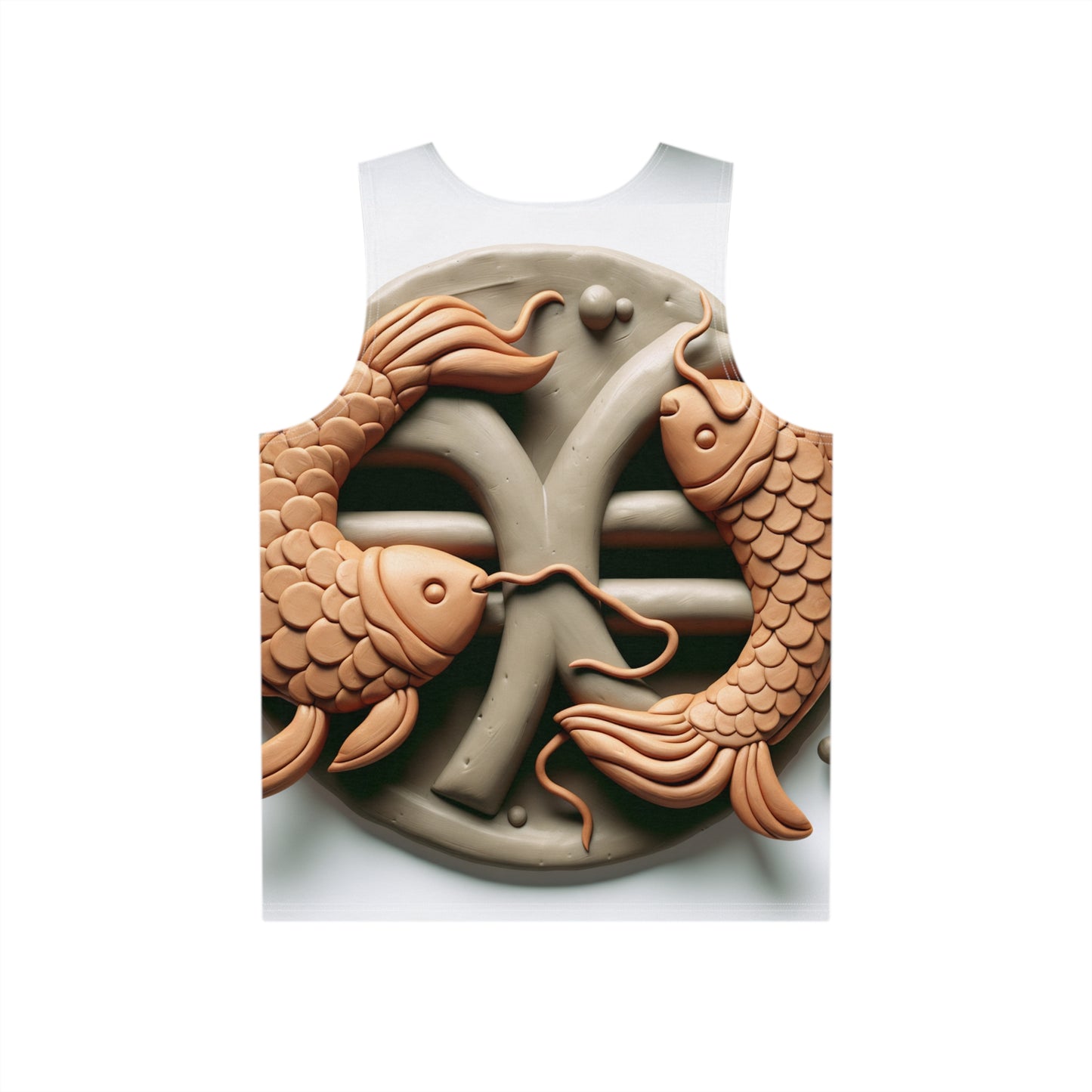 Men's Tank (AOP), Regular fit, Pisces Space Zodiac Sign