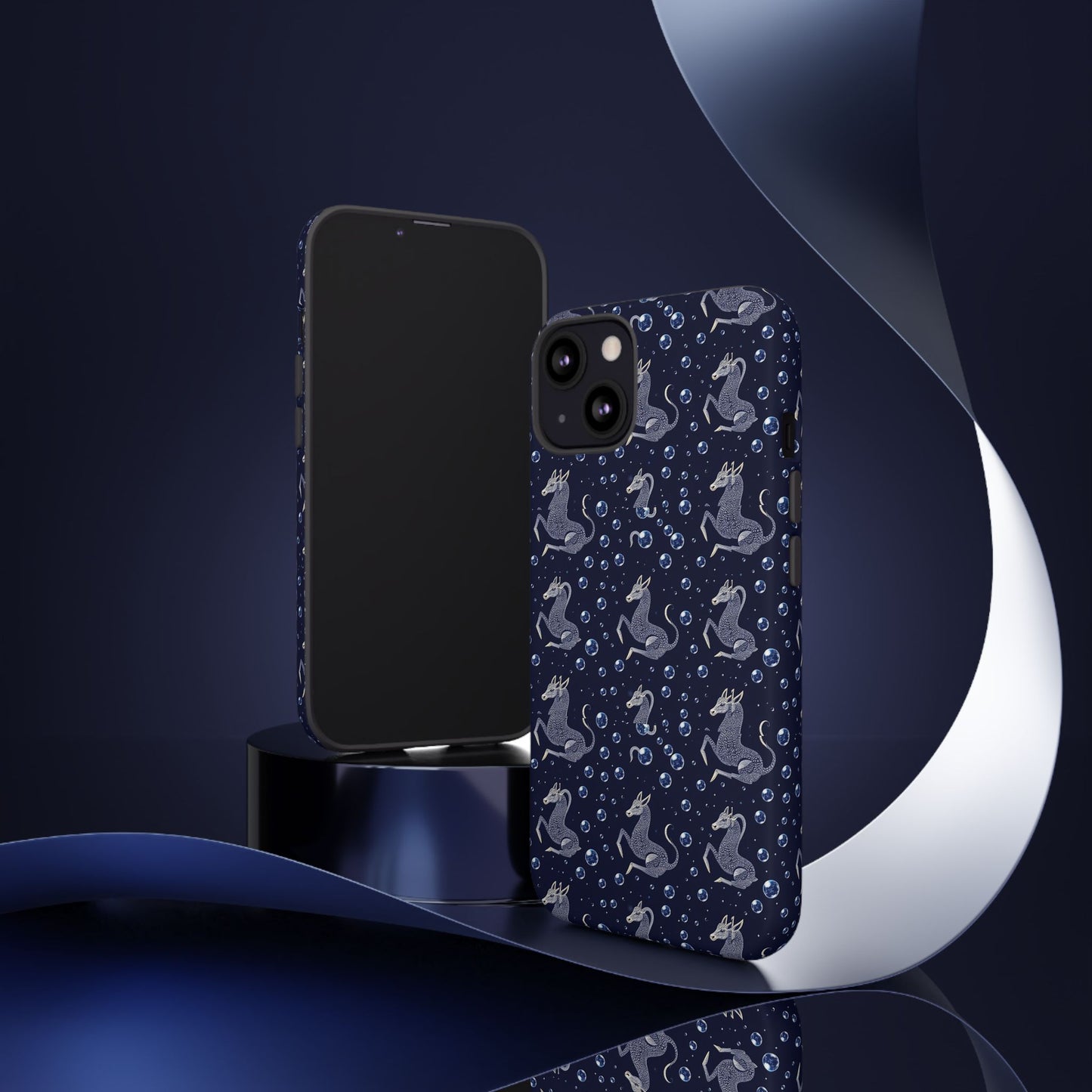 Tough Cases, Capricorn, Zodiac v2, Bubble Pattern