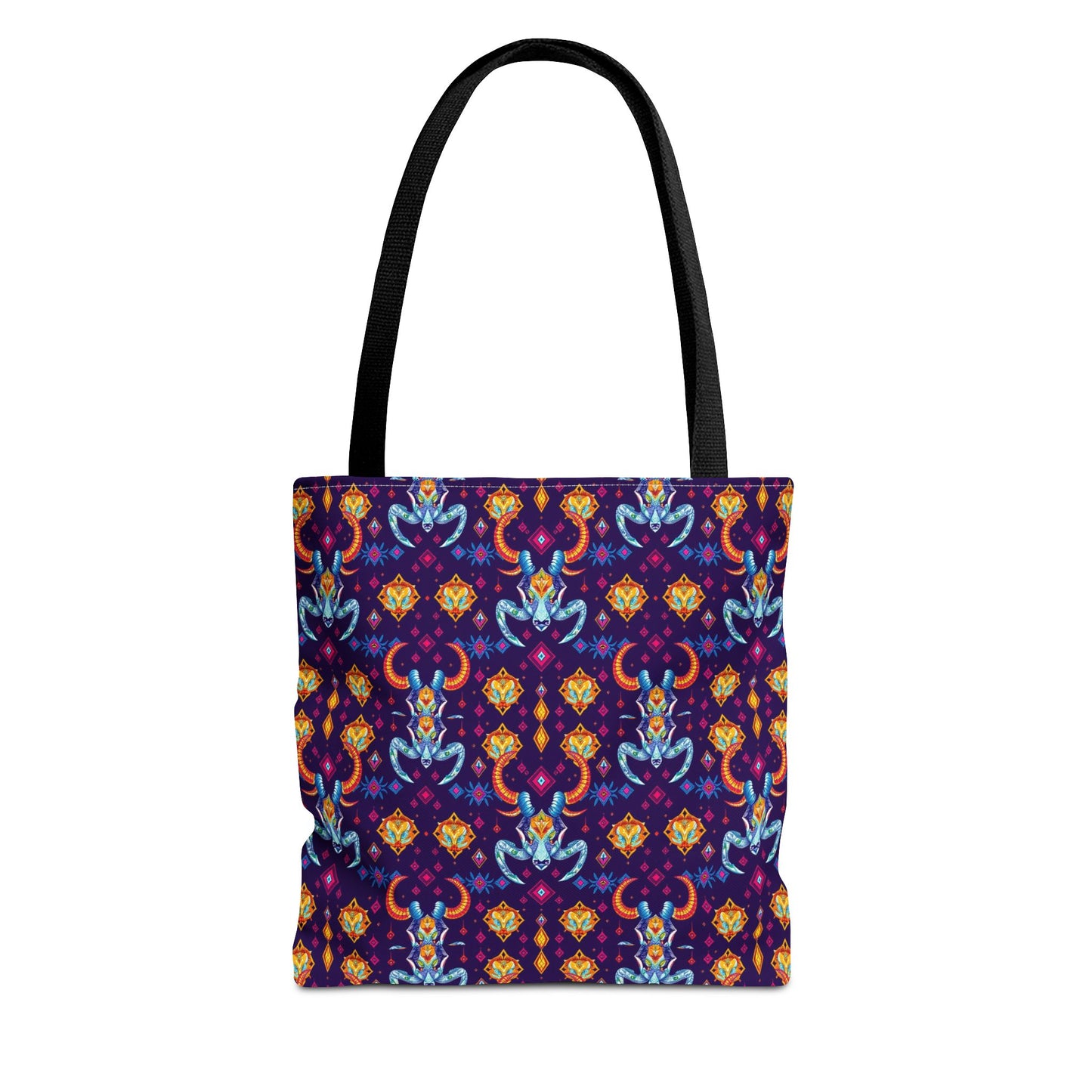 Tote Bag (AOP), Taurus, Zodiac, Jewel Pattern