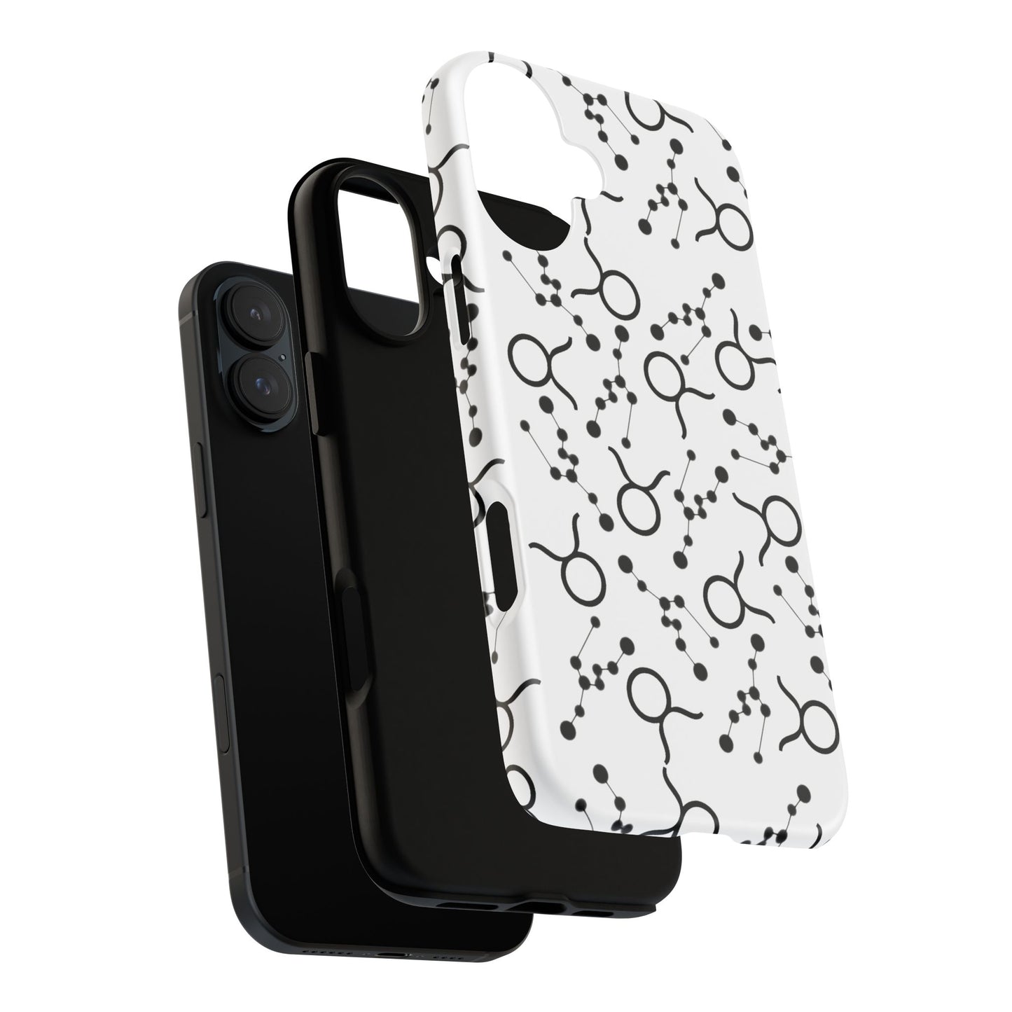 Tough Cases with the Taurus Zodiac sign for iPhone, Samsung Galaxy, and Google Pixel devices