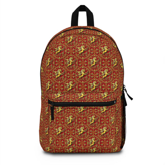 Backpack, Sagittarius, Zodiac v2, Metal Pattern