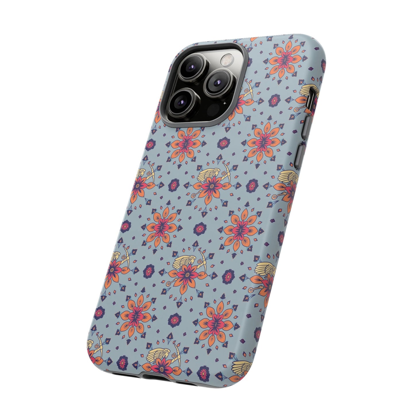 Tough Cases, Sagittarius, Zodiac v3, Flower Pattern