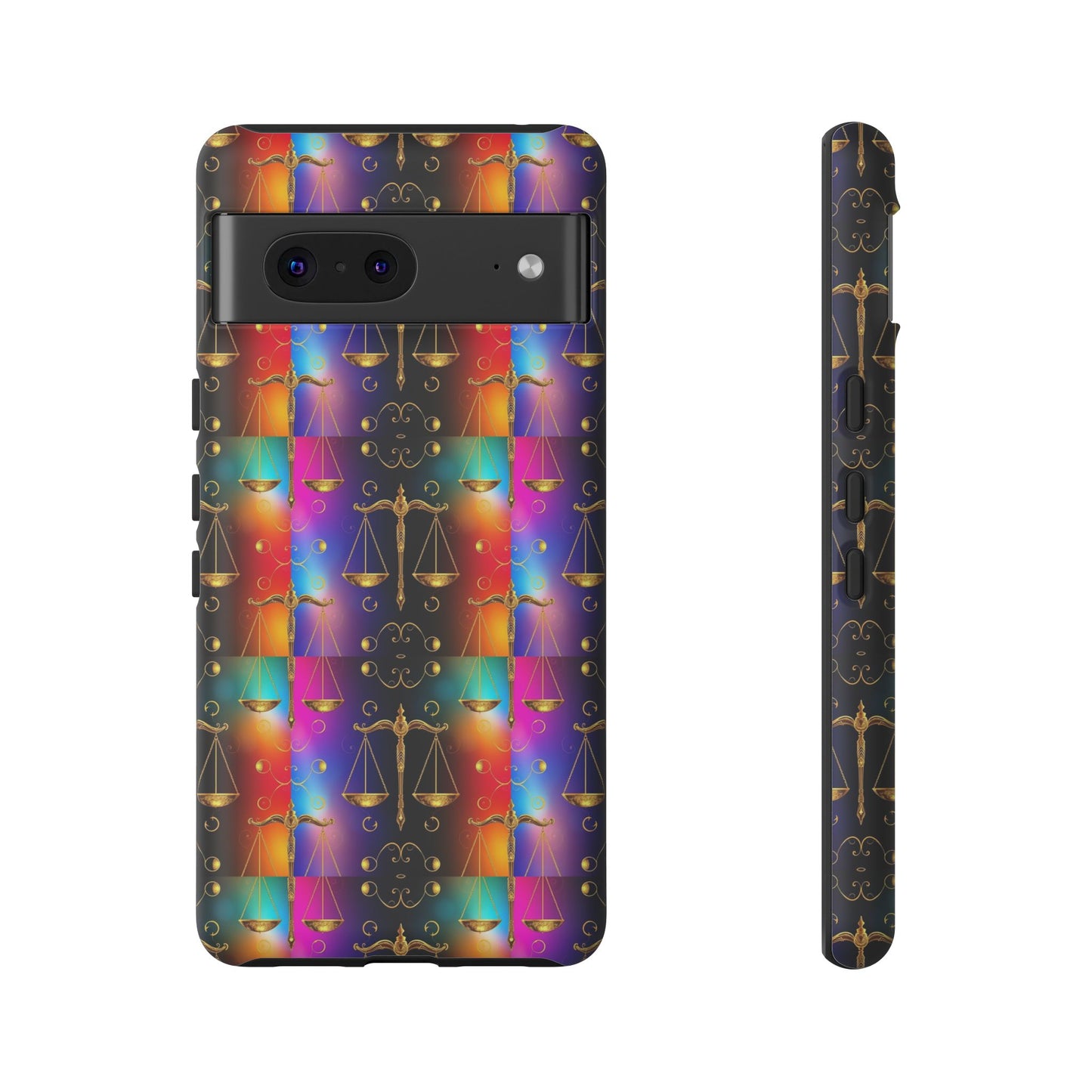 Tough Cases, Libra, Zodiac v1, Metal Pattern