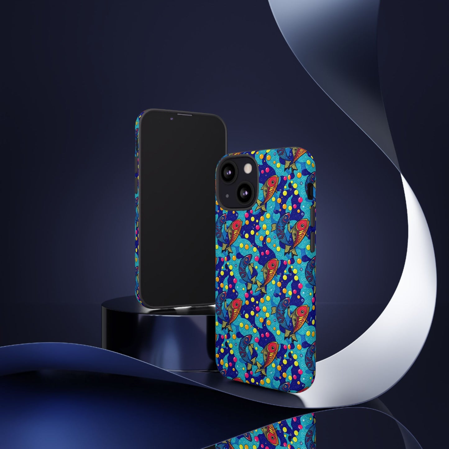 Tough Cases, Pisces, Zodiac v2, Bubble Pattern