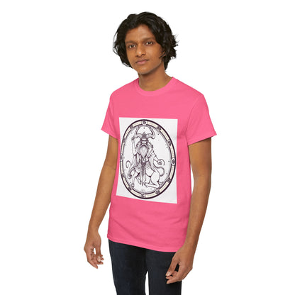 Unisex Heavy Cotton T-Shirt, Bull Centaur, Taurus Zodiac Design