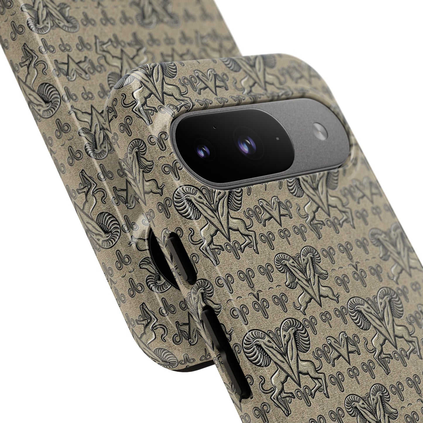 Tough Cases, Aries, Zodiac, Metal Pattern