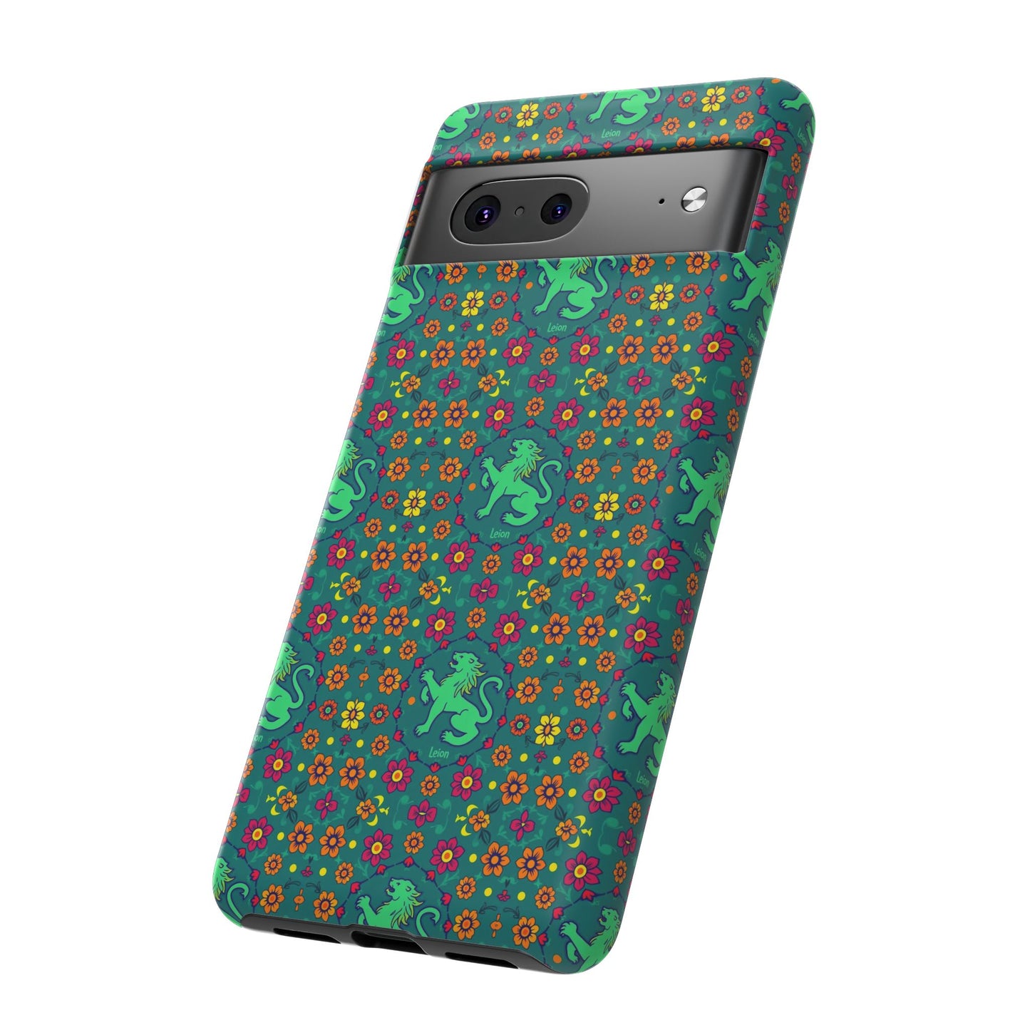 Tough Cases, Leo, Zodiac v3, Flower Pattern