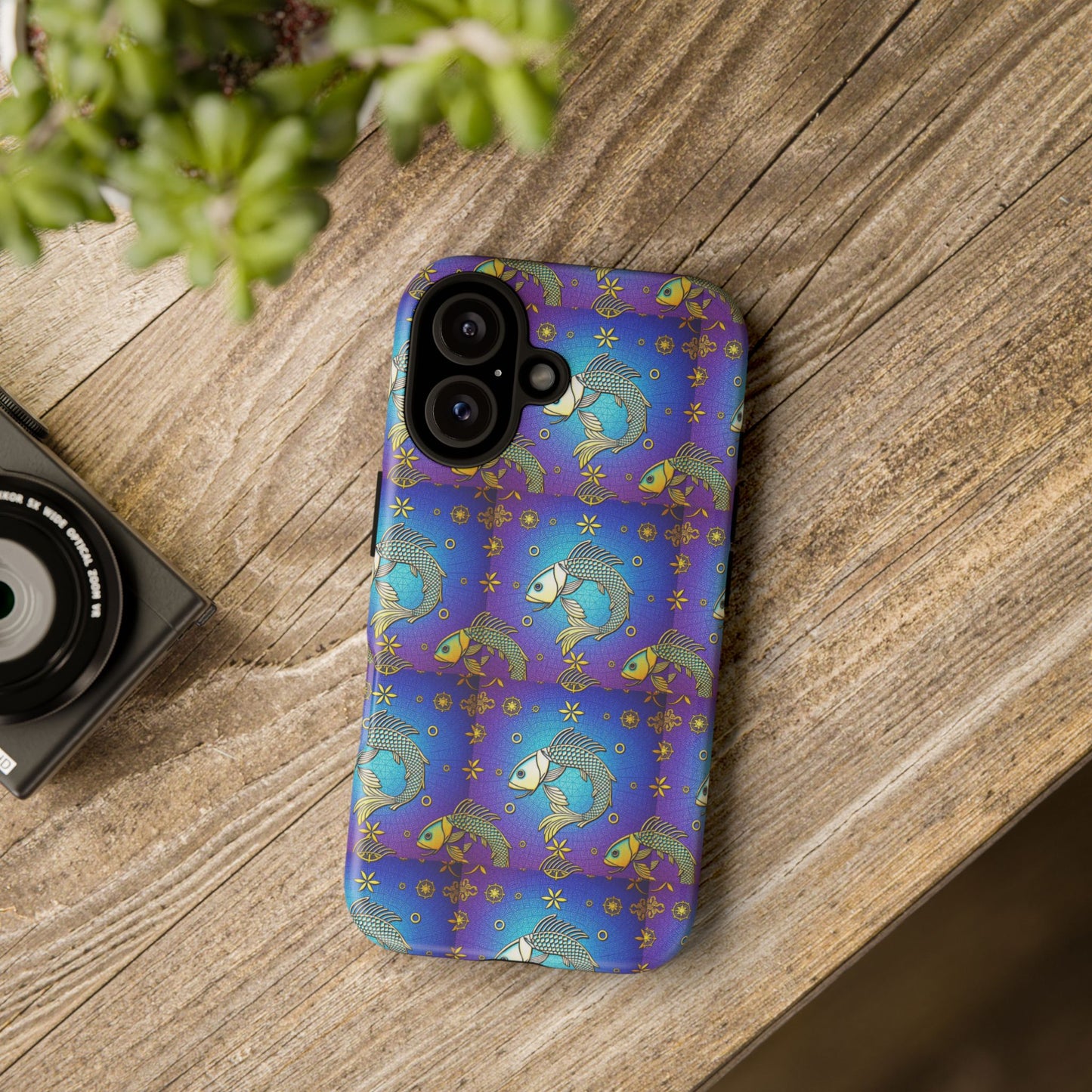 Tough Cases, Pisces, Zodiac v2, Metal Pattern