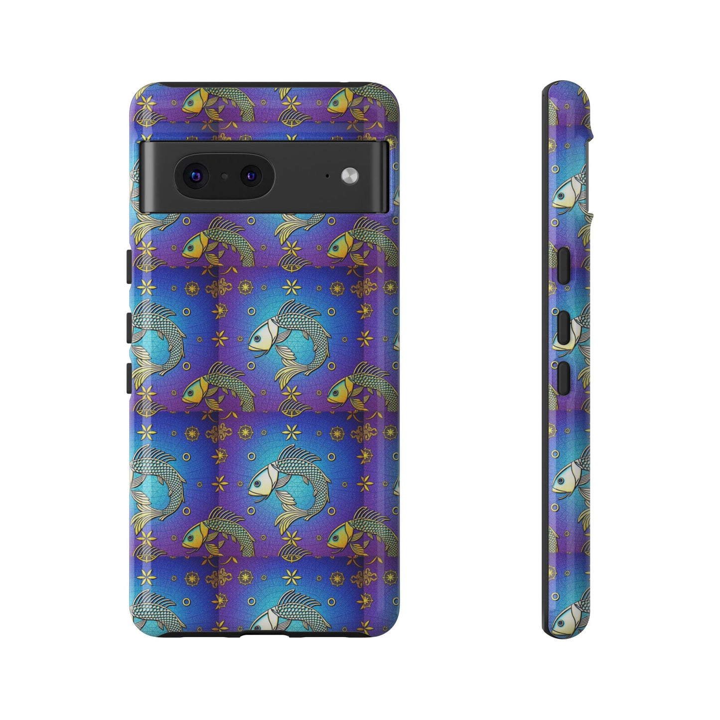 Tough Cases, Pisces, Zodiac v2, Metal Pattern