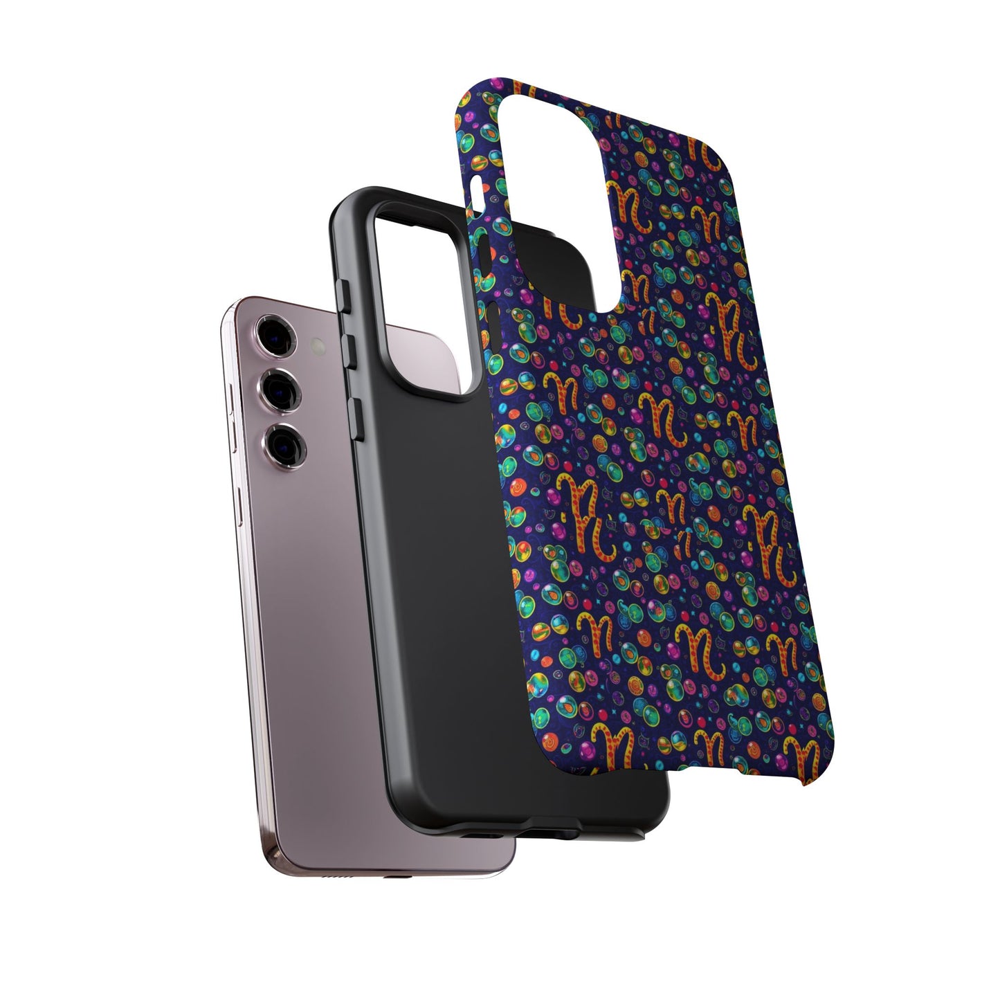Tough Cases, Aquarius, Zodiac, Bubble Pattern