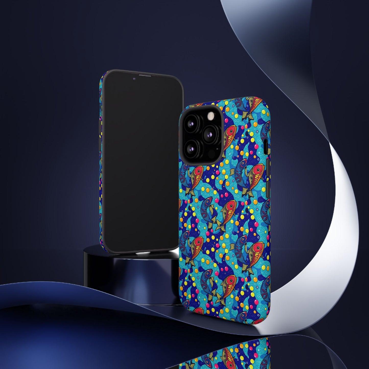 Tough Cases, Pisces, Zodiac v2, Bubble Pattern