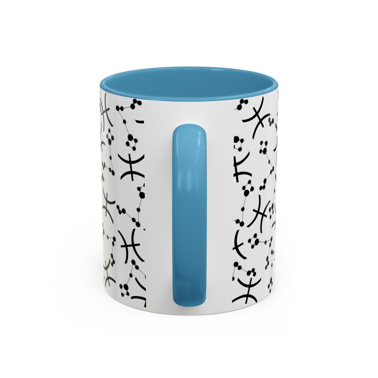 Accent Coffee Mug with the Pisces sign (11, 15oz)