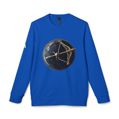 Adidas, Unisex Fleece Crewneck Sweatshirt, Sagittarius, Pop Art, Zodiac
