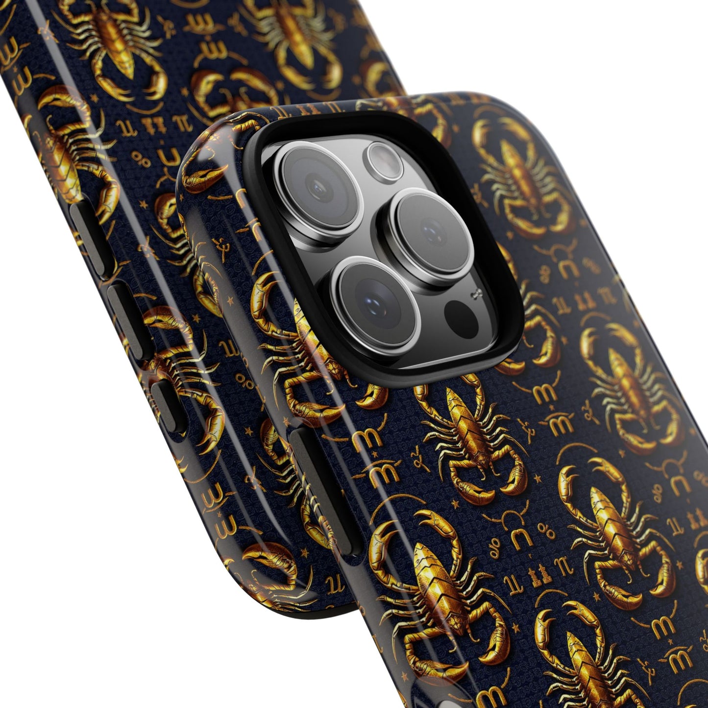 Tough Cases, Scorpio, Zodiac, Metal Pattern