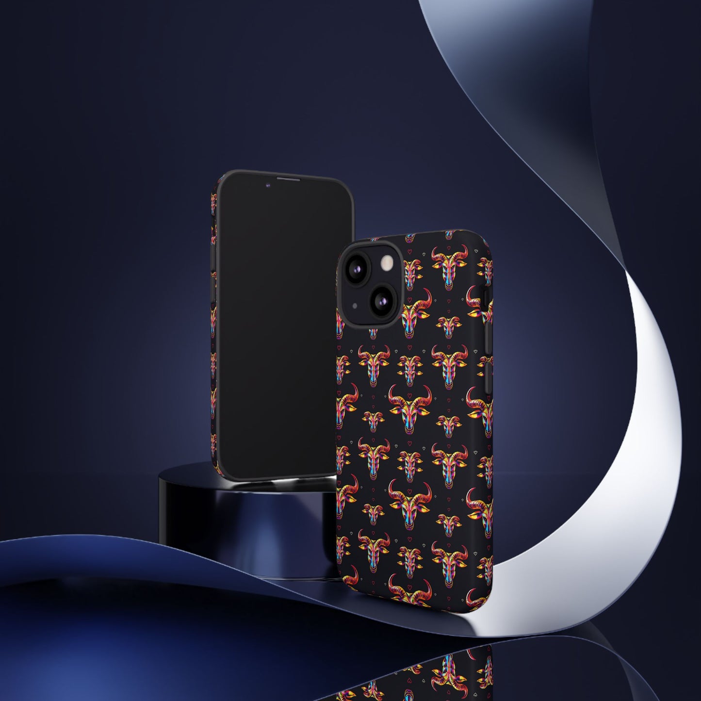 Tough Cases, Taurus, Zodiac, Metal Pattern