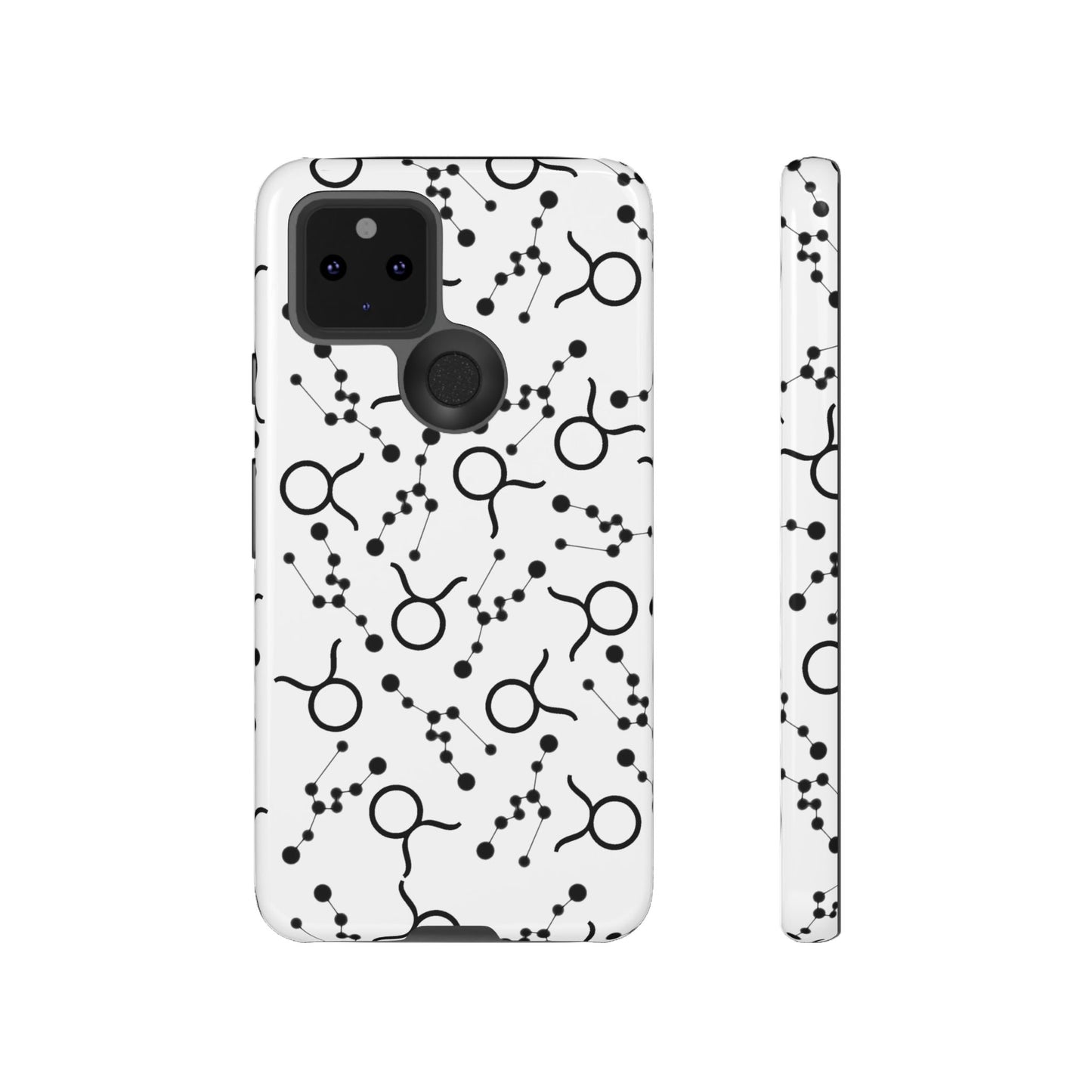 Tough Cases with the Taurus Zodiac sign for iPhone, Samsung Galaxy, and Google Pixel devices