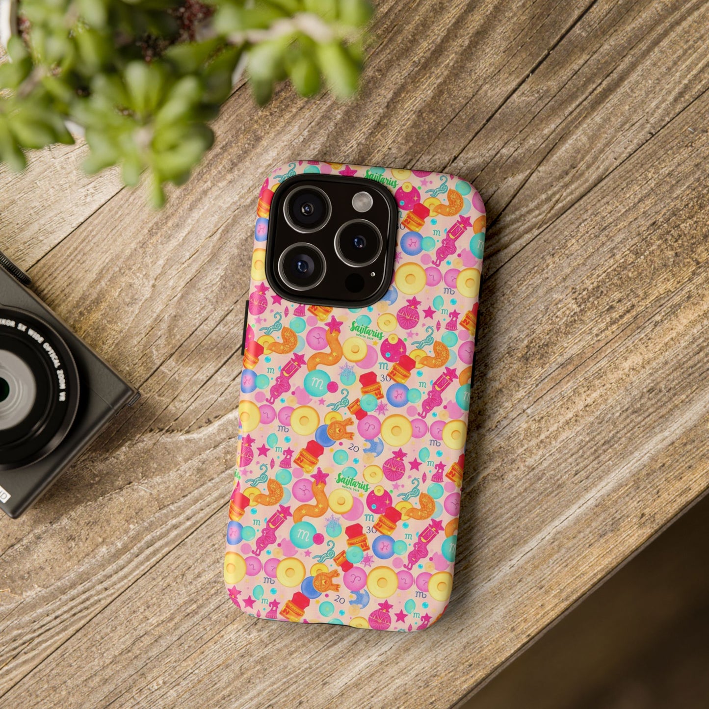 Tough Cases, Sagittarius, Zodiac v2, Bubble Pattern