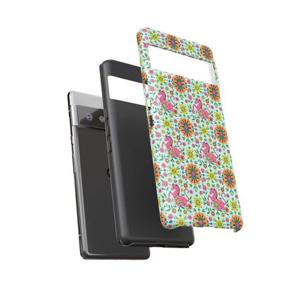 Tough Cases, Aquarius, Zodiac, Flower Pattern