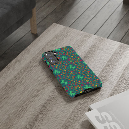 Tough Cases, Leo, Zodiac v3, Flower Pattern