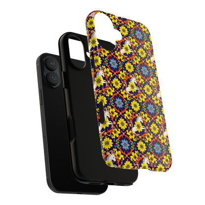 Tough Cases, Aquarius, Zodiac v3, Flower Pattern