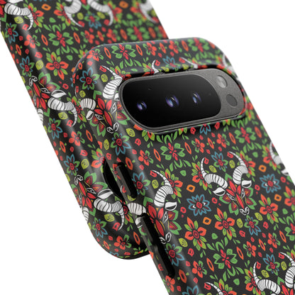 Tough Cases, Taurus, Zodiac v2, Flower Pattern