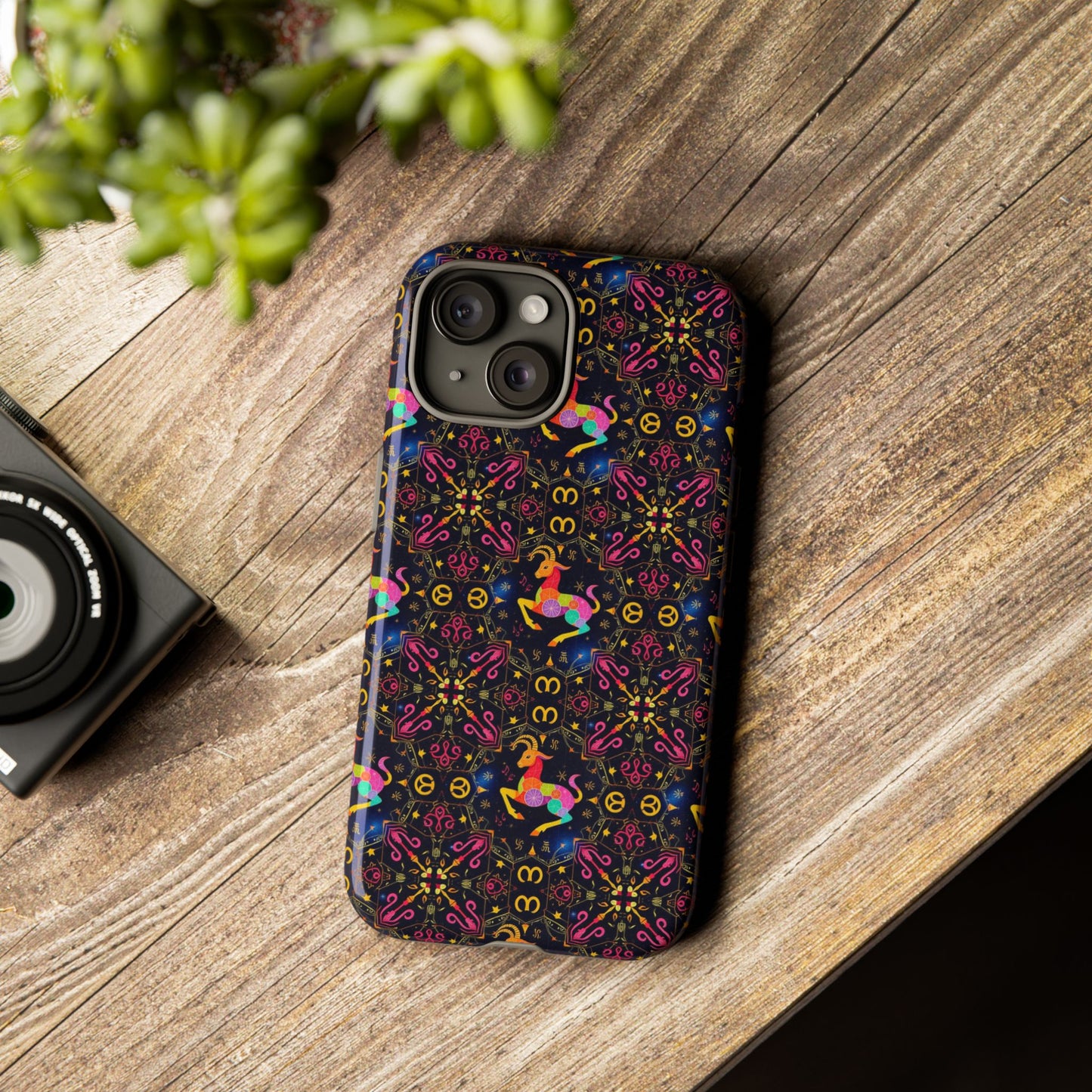 Tough Cases, Capricorn, Zodiac v2, Metal Pattern