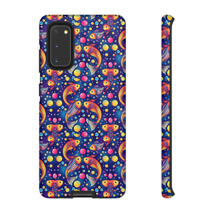 Tough Cases, Pisces, Zodiac, Bubble Pattern