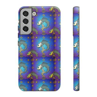 Tough Cases, Pisces, Zodiac v2, Metal Pattern