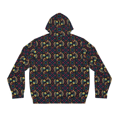 Full-Zip Hoodie (AOP), Pisces, Zodiac v3, Pattern